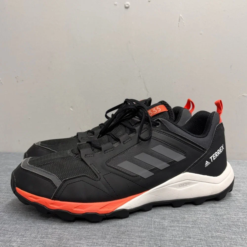 Adidas Terrex Eastrail Shoes Mens 11 Black Solar Red FZ3266 Trail Running Hiking